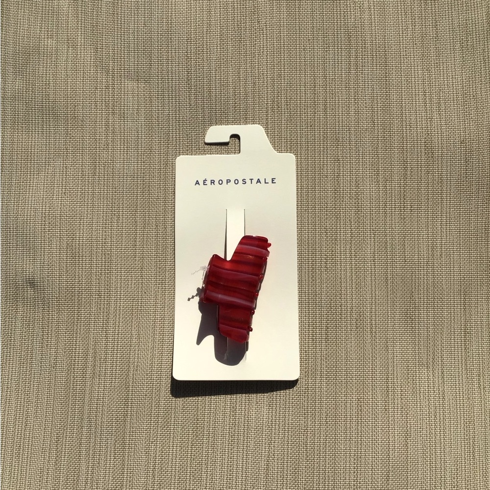 Aeropostale Red Hair Clip